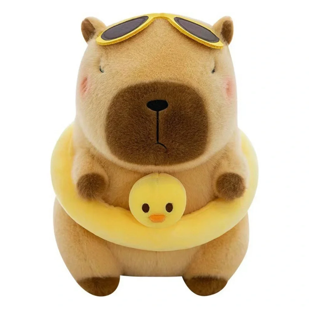 Cute Plush Hamster Toy with Yellow Accessories - Picture 3 of 3